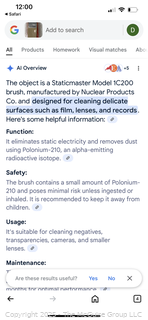 StaticMaster Brush 1C50 Polonium in Case