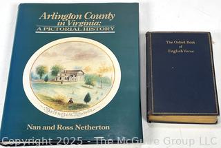 Two (2) Books Including Arlington County Pictorial and Oxford Book of English Verse