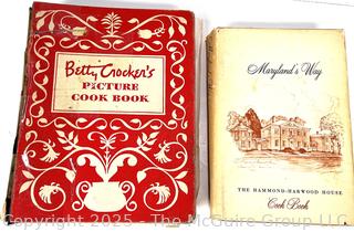 Two (2) Cookbooks Including Betty Crocker & Maryland's Way Books