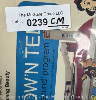 Ten (10) General Electric Show'n Tell Picturesound Program Records. Disney and Fairy Tales and Cartoons