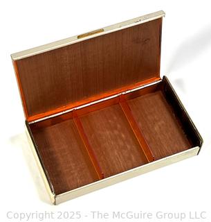 Two (2) Metal Boxes Including Playing Card Box and Storage Box, Missing Key.