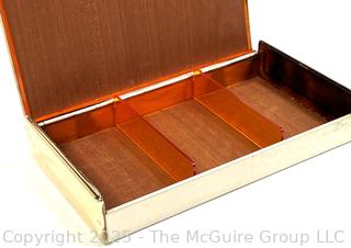 Two (2) Metal Boxes Including Playing Card Box and Storage Box, Missing Key.
