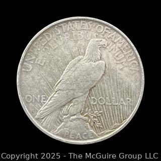 1927 (D) Liberty Head Peace $1 Dollar Silver Coin
