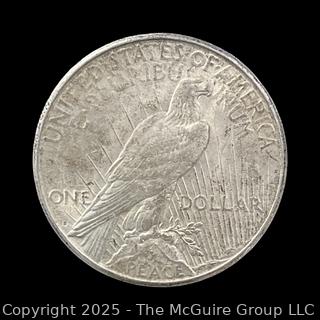 1925 (S) Liberty Head Peace $1 Dollar Silver Coin
