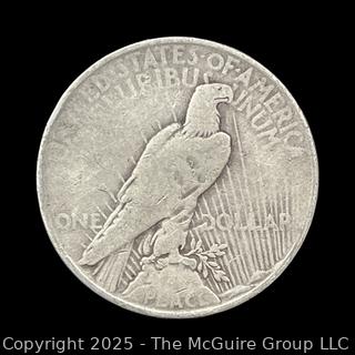 1922 (P) Liberty Head Peace $1 Dollar Silver Coin
