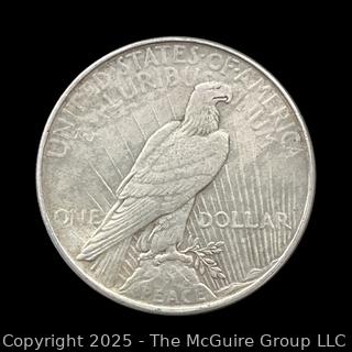1934 (P) Liberty Head Peace $1 Dollar Silver Coin 
