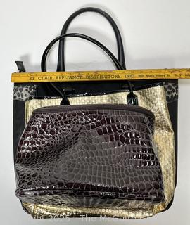 Three (3) Women's Totes and Travel Bags Including Anne Klein, New Without Tags