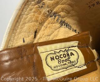 Nocona Legacy Brand Men's Brown Stitched Cowboy Boots size 8.5 B