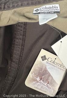 Women's Columbia Sportswear Grey Denim Button Front Jacket. Size XL, New with Tag.