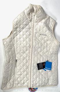 Women’s White Columbia Sportswear Quilted Vest. Size Large, New with Tags