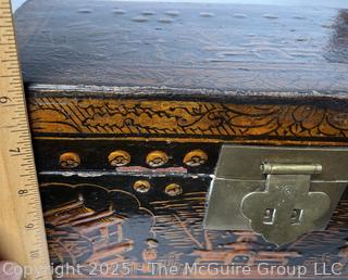 Chinese Camphor Wood Chest. 12"w x 6"d x 6"t