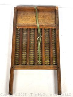 Antique Washboard: NATIONAL Washboard Co. ~12x24"