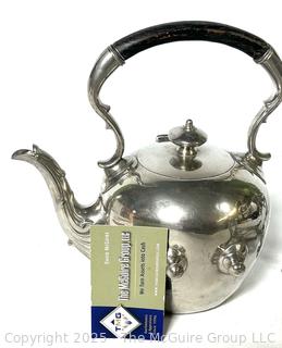 James Dixon & Sons Sheffield Silver Plated Tilting Teapot on Stand