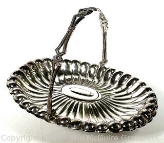 Silver Plated Basket Dish