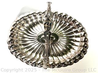 Silver Plated Basket Dish