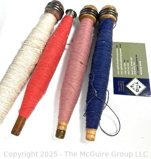 Includes Fireplace Screen, Yarn Winders, Small Cement Bird Bath and Goose Flight Paperweight.