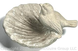 Includes Fireplace Screen, Yarn Winders, Small Cement Bird Bath and Goose Flight Paperweight.