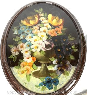 Includes Fireplace Screen, Yarn Winders, Small Cement Bird Bath and Goose Flight Paperweight.
