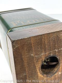 Table Lamp Made from an Elton Cracker Tin