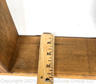 Wooden Wall Mount Curio Display Case