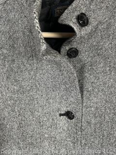 Women's Grey Tweed Jacket by Pendleton, Sz 14. New with Tags