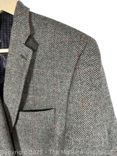 Tweed Jacket with Suede Elbow Patches by Joseph Abboud.