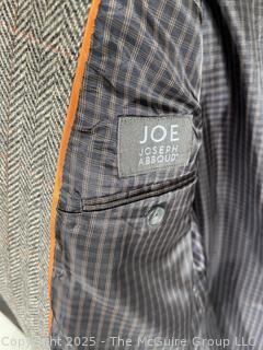 Tweed Jacket with Suede Elbow Patches by Joseph Abboud.