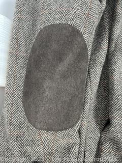 Tweed Jacket with Suede Elbow Patches by Joseph Abboud.
