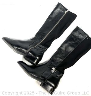 Women's Black Leather Tall Boots by Michael Kors, 9M. New Without Tags
