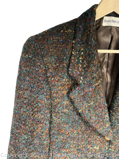 Women's Tweed  Jacket by Barry Bricken, Size 12