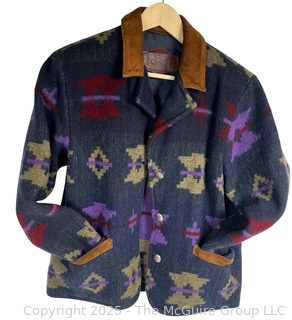 Women's Southwestern Print Barn Jacket by Woolrich, Medium.