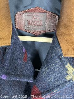 Women's Southwestern Print Barn Jacket by Woolrich, Medium.