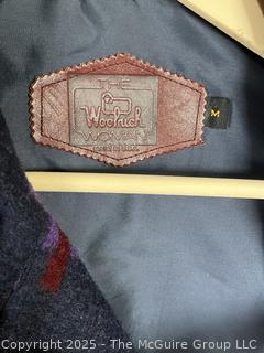 Women's Southwestern Print Barn Jacket by Woolrich, Medium.