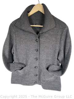 Women's Grey Knit Shawl Collar by Pendleton, Large. New with Tags