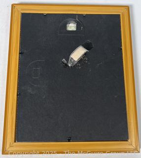 Two (2) Framed Under Glass Prints of a Bird and Cats
