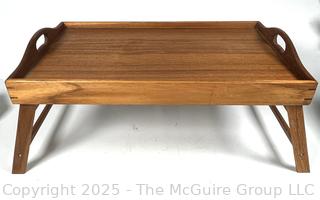Teak Bed Table Tray