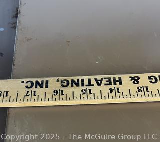 Mid Century Metal Typing Table 
