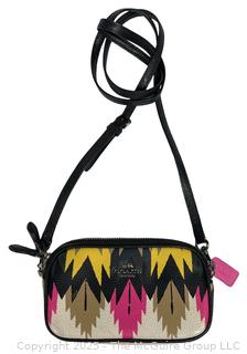 Coach Hawk Feathers Crossbody Mini Handbag. New, Without Tags.