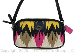 Coach Hawk Feathers Crossbody Mini Handbag. New, Without Tags.