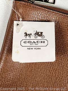 Coach Saddle Brown Kylie Crossbody Handbag, New With Tag.