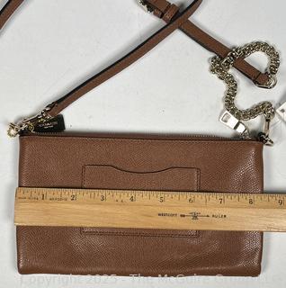 Coach Saddle Brown Kylie Crossbody Handbag, New With Tag.
