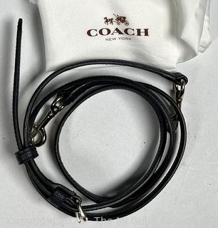 Coach Navy Blue Leather Prince Street Satchel Handbag, New With Tag