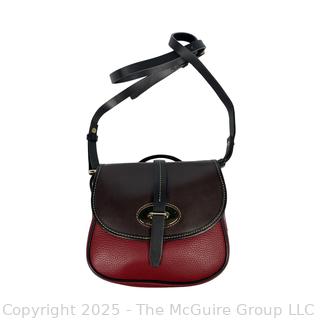 Red Dooney & Bourke Pebble Grain Christina Crossbody Handbag, New With Tag