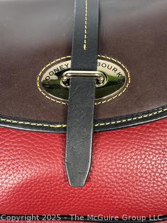 Red Dooney & Bourke Pebble Grain Christina Crossbody Handbag, New With Tag