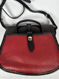 Red Dooney & Bourke Pebble Grain Christina Crossbody Handbag, New With Tag