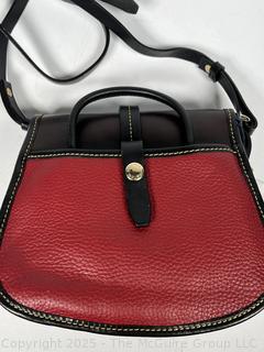 Red Dooney & Bourke Pebble Grain Christina Crossbody Handbag, New With Tag
