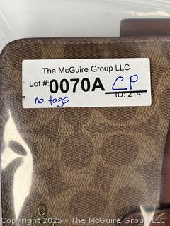 Coach Signature Pop Up Crossbody Wallet Handbag, New Without Tag