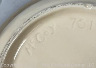 Group of Porcelain Serving Bowls and Plates Including McCoy Pottery Bowl