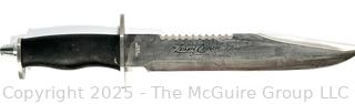 Zachary Crockett Signature Series Hunting knife VTG 11" LONG BLADE