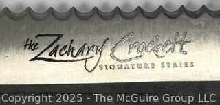 Zachary Crockett Signature Series Hunting knife VTG 11" LONG BLADE